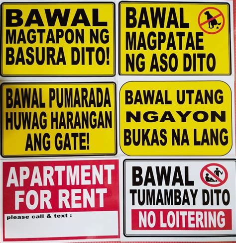 signage tagalog|signage in Tagalog .